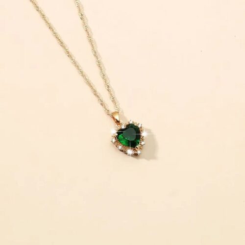 Heart Shaped Zircon Necklace