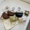 Small Leather Saddle Armpit Bags