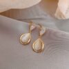 Gold Plated Water Drop Earrings