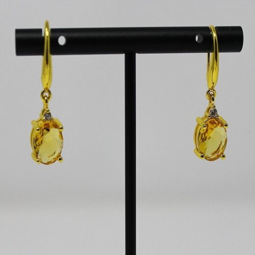 Rhinestone Teardrop earrings