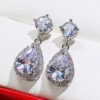 Zircon Water Drop Earrings