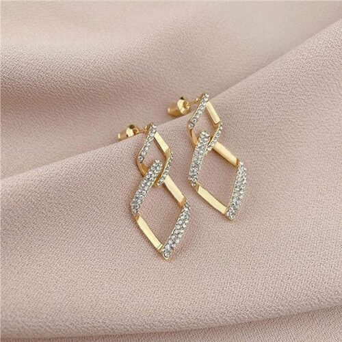 Gold Dangle Drop Earrings for Women