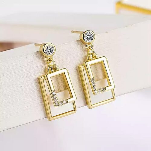 Gold Plated Gallery Earrings