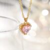 Heart Shaped Zircon Necklace