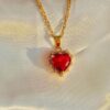 Heart Shaped Zircon Necklace