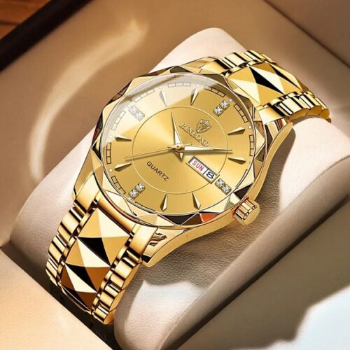 Quartz Men's Business Watches Gold